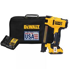 Dewalt 313106985929 20v Max Lithium-ion Cordless Cable Stapler With 2.0ah Battery Charger And Bag