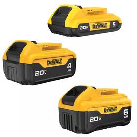 Dewalt 445013096016 20v Max Lithium-ion 6.0ah Battery 4.0ah And 2.0ah Batt