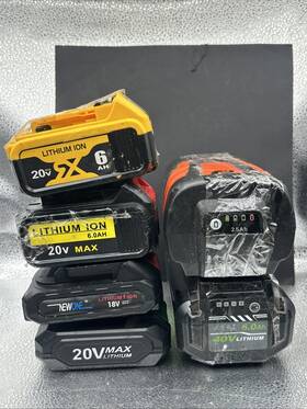 Dewalt 696122131168 X6 Lot Of Lithium-ion Batteries For Parts Or Repair