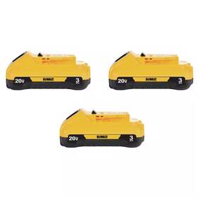 Dewalt 726084440982 20v Max Lithium-ion 3.0ah Battery 3 -pack