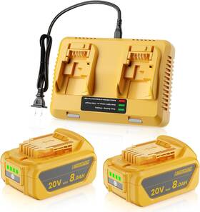 Dewalt 730265187290 2-pack Replace For 20v Max Battery 8000mah112