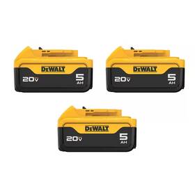 Dewalt 744759468642 20v Max Lithium-ion 5.0ah Battery 3 -pack