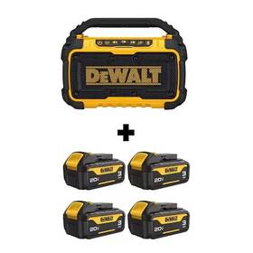Dewalt 885911031516 20v Max Lithium-ion Cordless Bluetooth Speaker 4 3.0ah Premium Battery