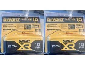 Dcb210-2 Dewalt Max Xr 10.0ah Lithium Ion Battery - 2 Pack Dcb210-2 Dewalt Max Xr 10.0ah Lithium Ion Battery - 2 Pack