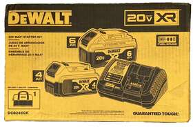Dcb246ck Dewalt 20v Max Xr Li-ion Starter Kit Dcb246ck Dewalt 20v Max Xr Li-ion Starter Kit