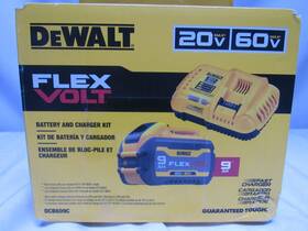 Dcb609c Dewalt Battery/charger Kit - 9ah Flexvolt 20v/60v Battery Fast Charger