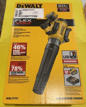 Dcbl777y1 Dewalt New 60v Max Axial Handheld Blower Kit Flexvolt Free Shipping Dcbl777y1 Dewalt New 60v Max Axial Handheld Blower Kit Flexvolt Free Shipping