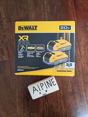 Dcbp320-2 Dewalt 3.5 Ah Powerstack Battery Two Pack New 2025 Xr 20v Max