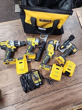 Dckss730p2 Dewalt 20v Max Xr Brushless 4 Piece Tool Set