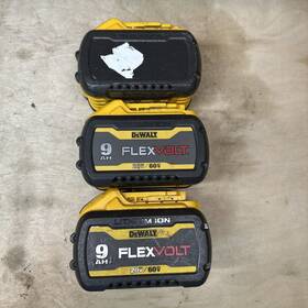 Dcn609 Dewalt 3 9ah Flexvolt Batteries 20/60v For Parts