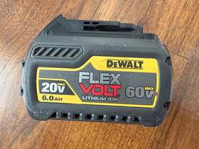N444193 Dewalt Flexvolt 6ah 20v/60v Lithium-ion Battery Black Power Tool
