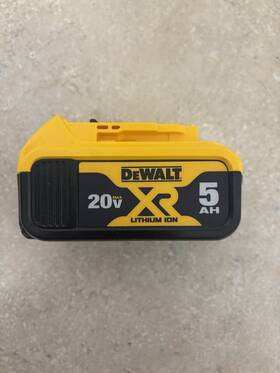 L08dwpt Dewalt N553470 Xr 20v Lithium-ion 5ah Battery Yellow