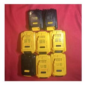N849002 Dewalt Lot Of 8 20v Lithium-ion Power Tool Oem Batteries 5-2ah 3-1.5ah