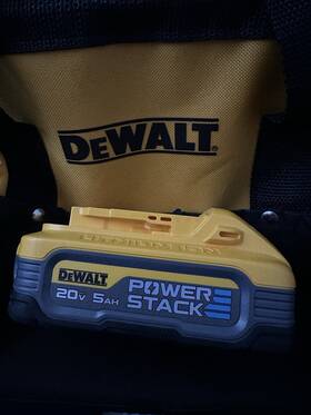 Na121262 Dewalt Powerstack 20v 5ah Lithium-ion Li-ion Battery Yellow
