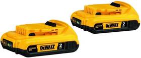 Dcb203-2 Dewalt O 1425 20v Max Battery Compact 2.0ah Double Pack
