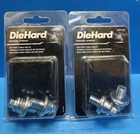 45172 Diehard Lot Of 2 Sets Battery Cable Bolts. Brand New Free Shipping