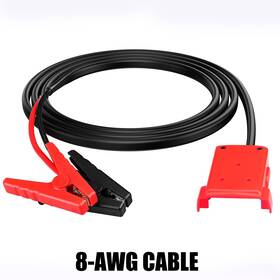 Donwell Eh9150039 For 18v Milwaukee M18 Jumper Starter 8awg Booster Power Cord Jump 6.65ft Cable