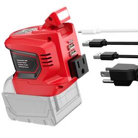 Sku070220002-us-fba-5 Ecarke Power Inverter For Milwaukee 18v Battery 200w Portable Supply
