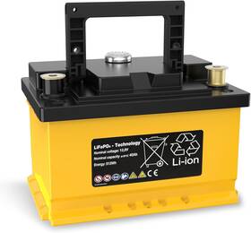 660cca Ecienwell A1240 Lithium Lifepo4 Car Battery Auto 12v 40ah 100rc Deep Cycle Sta
