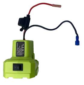 14ga Eeekit 601549207884 Battery Adapter Diy Fused Switched Fits Ryobi 18v Usa Seller Power Wheels