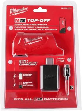Electric 744110443837 - M12 Top-off Power Supply And Charger