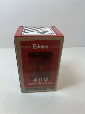 43691 Eskimo Ice Fishing Gear 40 Volt 4.0 Ah Battery For Augers - 43691 Eskimo Ice Fishing Gear 40 Volt 4.0 Ah Battery For Augers -