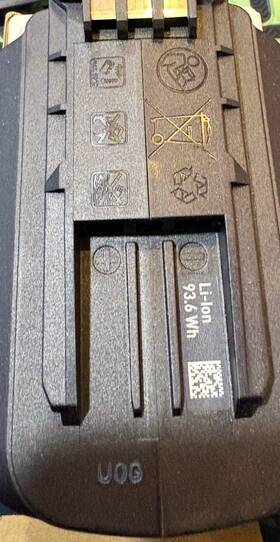 5.2a.h Festool 769240 18 V Li-ion Battery