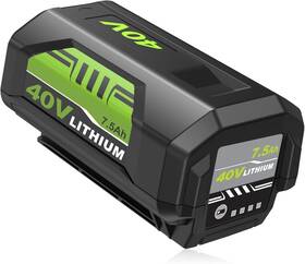 Fhybat 313109827837 1 Pack 7.5ah Replacement For Ryobi 40v Battery