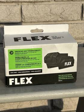 Fx0512-2 Flex 24v Black Adapter For Power Tool Battery 18v To Compatibility