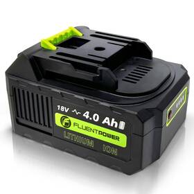 Tls1840 Fluentpower 18v Max 4.0ah Lithium-ion Battery Replacement Tls1840 Fluentpower 18v Max 4.0ah Lithium-ion Battery Replacement