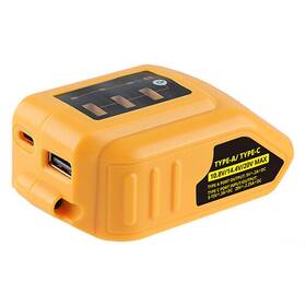 Dcb094k For Dewalt Usb Type C Power Source Battery Charger Adapter With Led