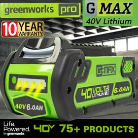 20202or For Greenworks 40v 6.0ah G-max Lithium Battery 29472 29462 29252 Charger 20202or For Greenworks 40v 6.0ah G-max Lithium Battery 29472 29462 29252 Charger
