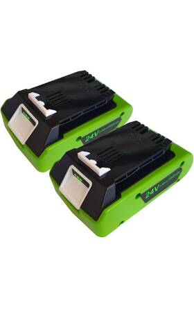 298-32 For Greenworks Cre-24 2pack 24v 2ah Battery 24v/ Li-ion 3.5 Ah Ml Fn