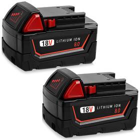 400-11-1880 For Milwaukee 2x 8.0ah Battery M18 18v Lithium-ion Extended Capacity 48-11-1860