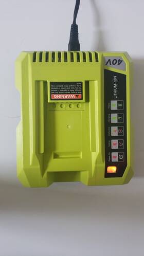 Rry08c For Ryobi 40v 6.0ah Battery / Rapid Charger 40 Volt Lithium-ion Model
