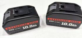 181003 For Worx 2pack Compatible 20v 10.0ah Lithium-ion High-capacity Battery