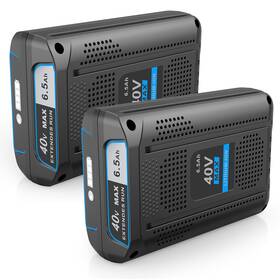 Futurebatt 228450 2-pack Battery For Kobalt 40v Max 6.5ah Lithium-ion Replacement