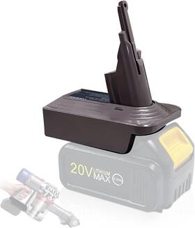 Gemho 445008831899 2-in-1 Battery Adapter For Dyson V7 And V8 Compatible With Dewalt 20v Milwaukee