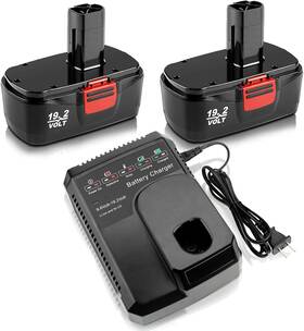 Gerit Batt 445032124165 2 Pcs 4.5ah 19.2 Volt Replacement For Craftsman 19.2v Battery Ni-mh C3 Diehard 1 Gerit Batt 445032124165 2 Pcs 4.5ah 19.2 Volt Replacement For Craftsman 19.2v Battery Ni-mh C3 Diehard 1