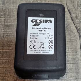 1435426 Gesipa F194737 18v 2.1ah 37.8wh Replacement Lithium Ion Battery 16-w32