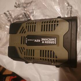 Green Machine 313113993931 62v 2.5 Ah High Capacity Fade-free Lithium Power Battery With Led Fuel Gauge Wit