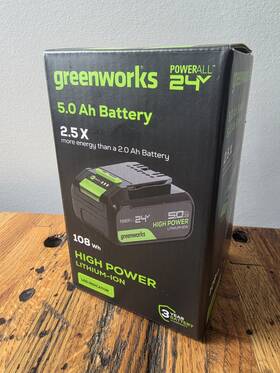 Greenworks 195526117728 24v 5.0ah Lithium-ion Battery Bag710