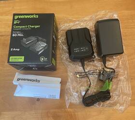 Greenworks 195526151555 Powerall 24v 60 M Inch 2 Amp Compact Charger - New Open Box