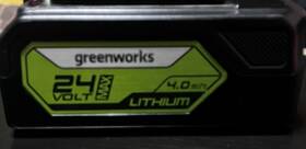 Greenworks 841821063320 24v Max 4.0ah Rechargeable Lithium-ion Model Bag709 Lawnmower