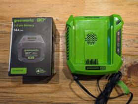 Greenworks 841821072001 80v Battery And Charger Package New Unused