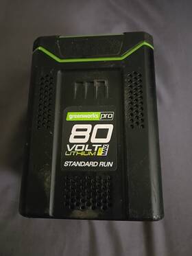 Bab729 Greenworks Pro 80v Standard Run Lithium-ion Battery
