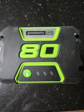 Gbab727 Greenworks Pro 80v 4ah Battery Lithium Ion Gbab727 Greenworks Pro 80v 4ah Battery Lithium Ion