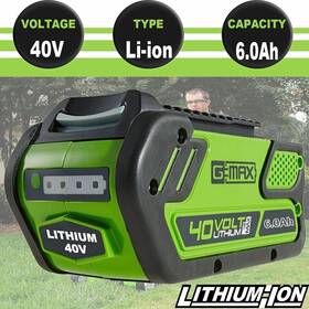 Gr29472 Greenworks 6.0ah For 40v Lithium G-max Battery 29462 29482 29252 29472 /charger Gr29472 Greenworks 6.0ah For 40v Lithium G-max Battery 29462 29482 29252 29472 /charger