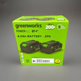 K2d8nnaa2 Greenworks 24v Powerall High Power 4.0 Ah Battery 2-pack