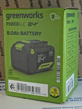 Greenworks Lbhptc800 Powerall 24-volt 8.0ah Battery - Pa800 Brand New
